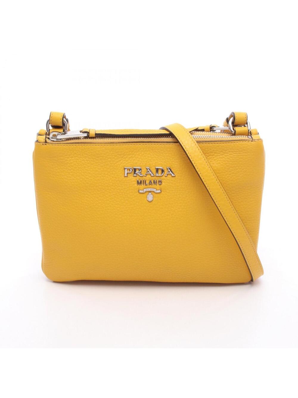 Prada Metal Logo Shoulder Crossbody Bag #367362P80B